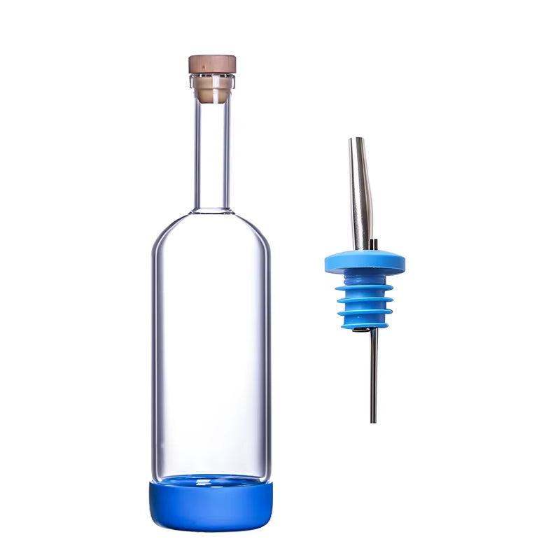 Creative Bubble Wine Bottle/Bar Juice Bottle/Cocktail Bottle/Oil Bottle with Scale Bartender Supplies 800ML 1PCS
