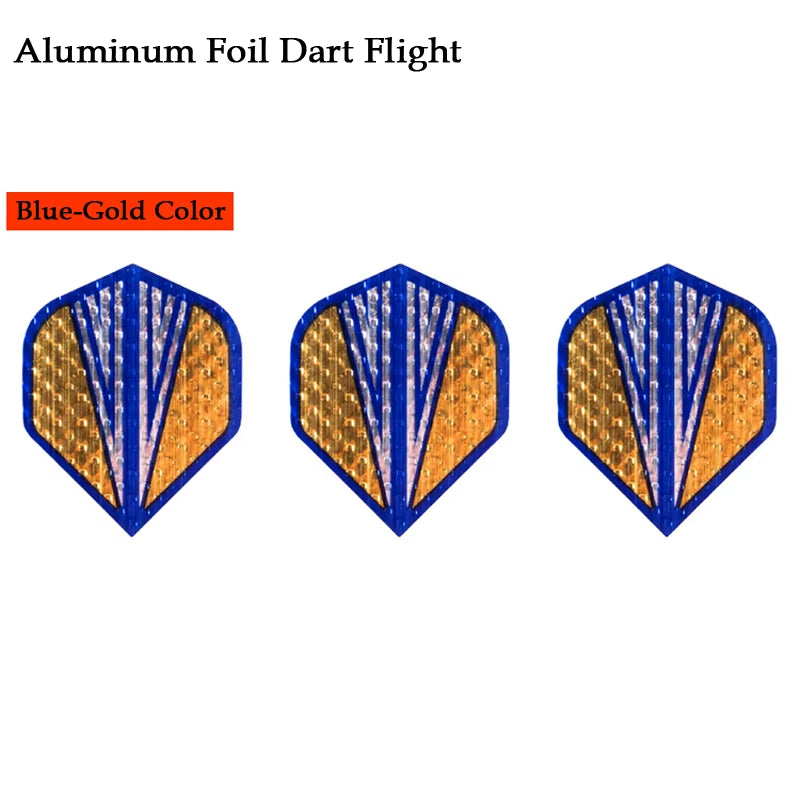 20Pcs/Lot Aluminum Foil Darts Tail Flights Wing Outdoor Sports Professional Dart Flight Wing Cool Design 3 Colors Available