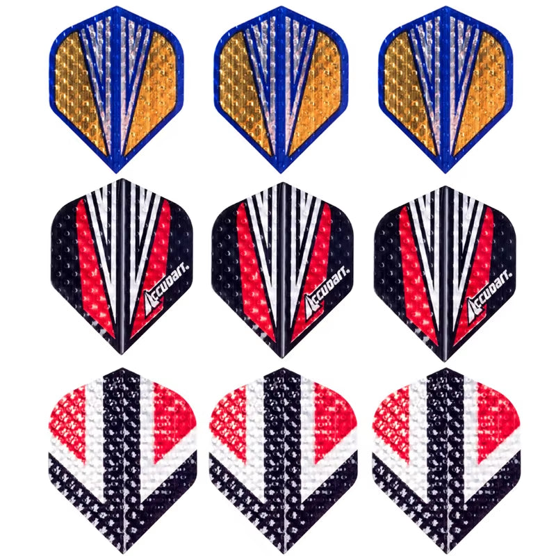 20Pcs/Lot Aluminum Foil Darts Tail Flights Wing Outdoor Sports Professional Dart Flight Wing Cool Design 3 Colors Available