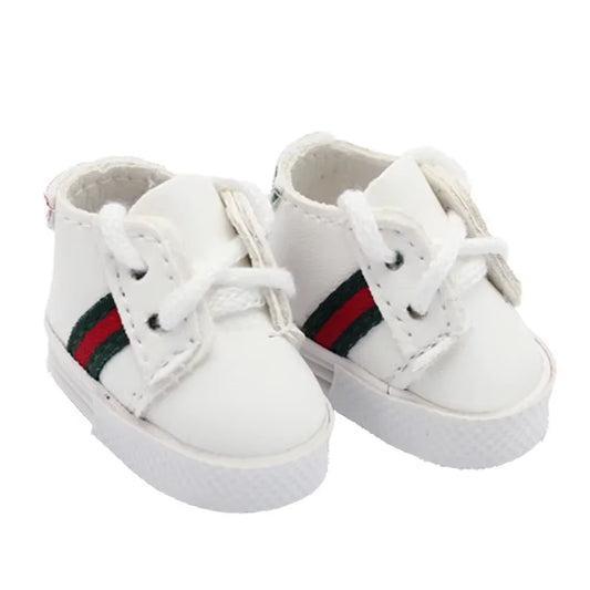 Labubu Dolls Sports Shoes 4X1.8Cm Multiple Styles DIY for Labubu Doll Leather Cloth Shoes Replacement Dolls Accessories