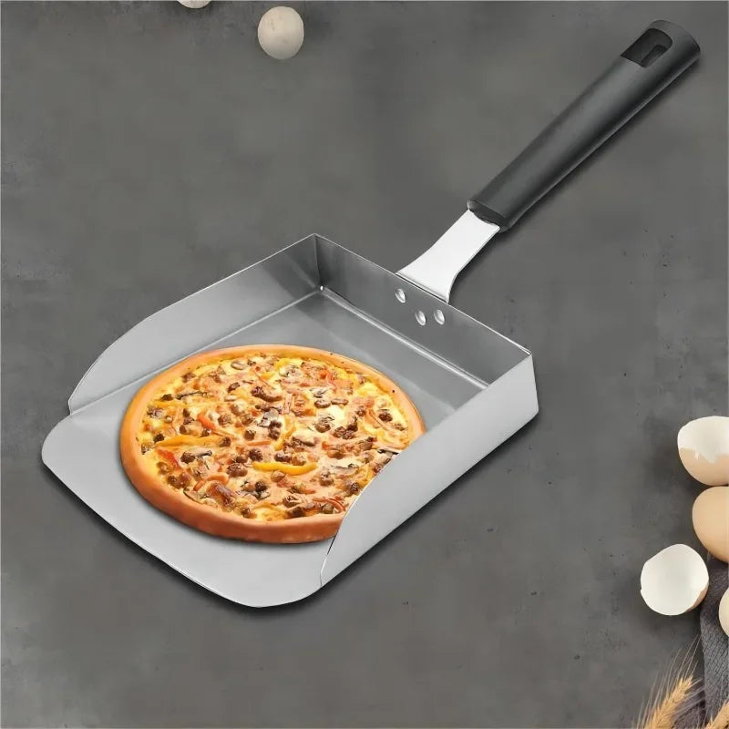 Stainless Steel Food Spatula BBQ Spatula Griddle Food Mover Multifunctional Food Shovel BBQ Tools Kitchen Accessories Outdoor
