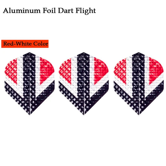 20Pcs/Lot Aluminum Foil Darts Tail Flights Wing Outdoor Sports Professional Dart Flight Wing Cool Design 3 Colors Available