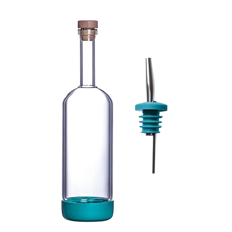 Creative Bubble Wine Bottle/Bar Juice Bottle/Cocktail Bottle/Oil Bottle with Scale Bartender Supplies 800ML 1PCS