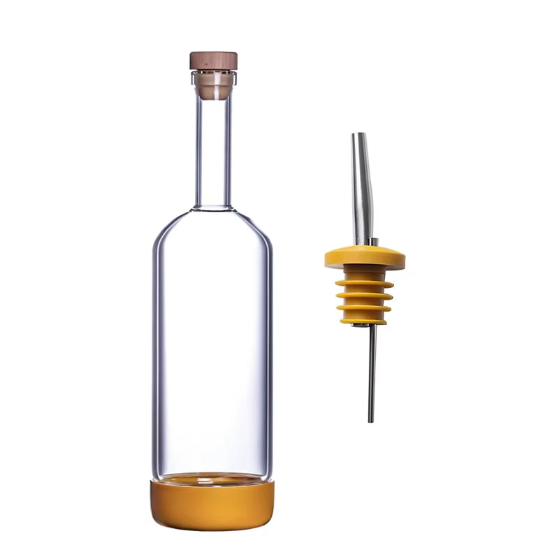 Creative Bubble Wine Bottle/Bar Juice Bottle/Cocktail Bottle/Oil Bottle with Scale Bartender Supplies 800ML 1PCS