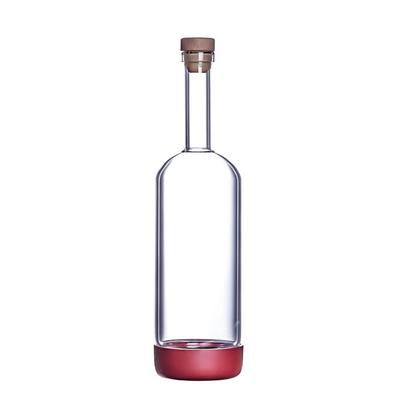Creative Bubble Wine Bottle/Bar Juice Bottle/Cocktail Bottle/Oil Bottle with Scale Bartender Supplies 800ML 1PCS