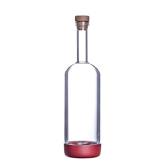 Creative Bubble Wine Bottle/Bar Juice Bottle/Cocktail Bottle/Oil Bottle with Scale Bartender Supplies 800ML 1PCS