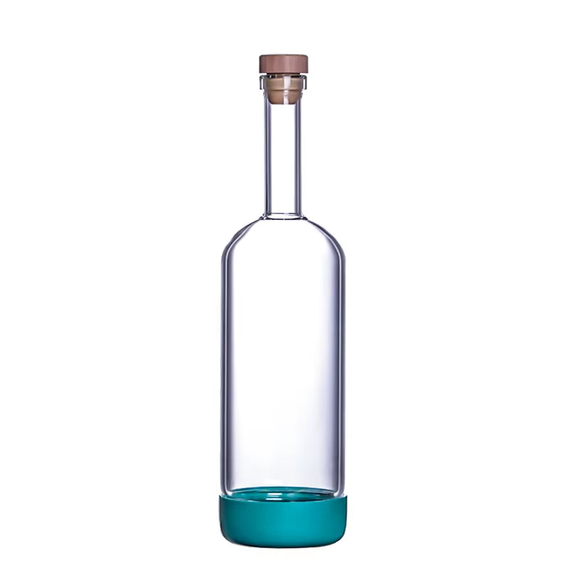 Creative Bubble Wine Bottle/Bar Juice Bottle/Cocktail Bottle/Oil Bottle with Scale Bartender Supplies 800ML 1PCS